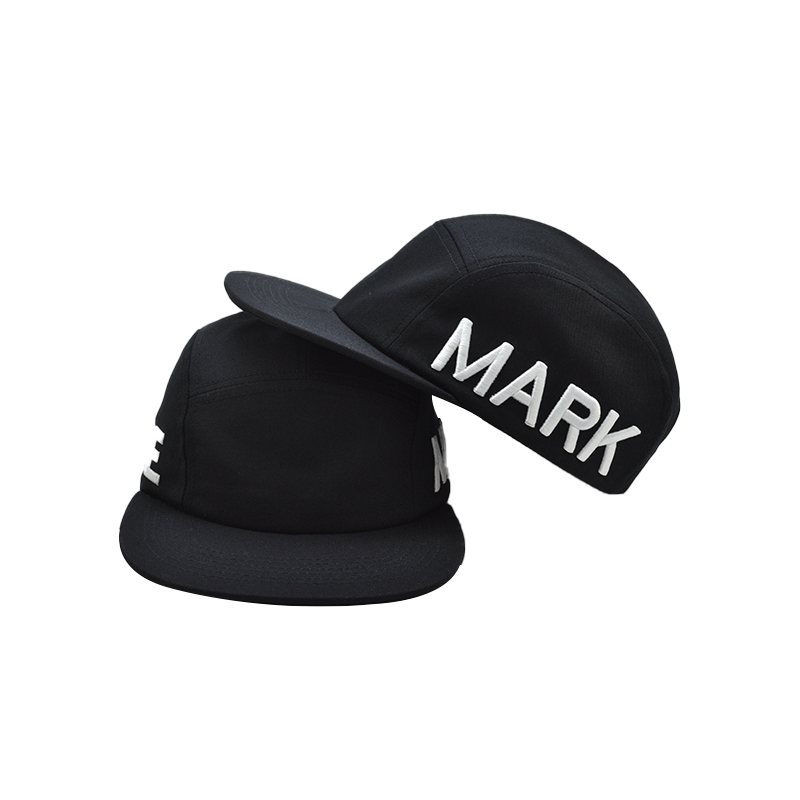 Hímzés logó 5 panel kalap
