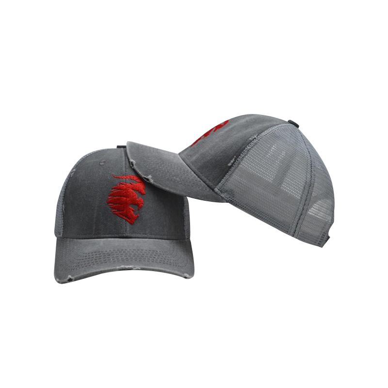 distressed trucker cap