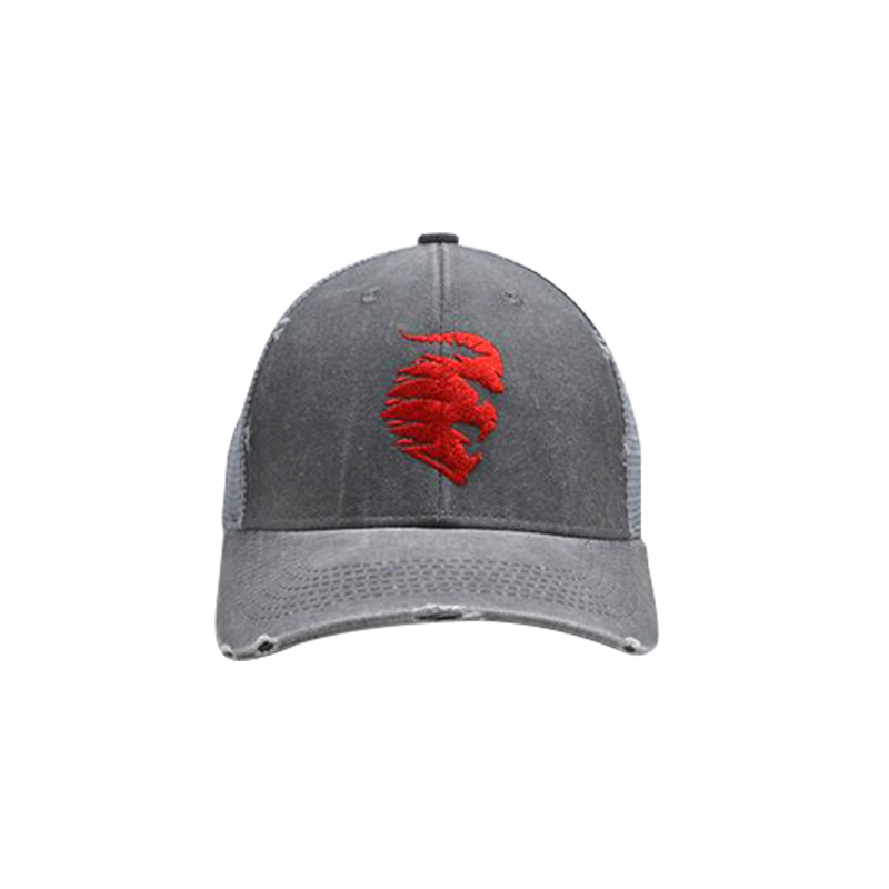 distressed trucker cap