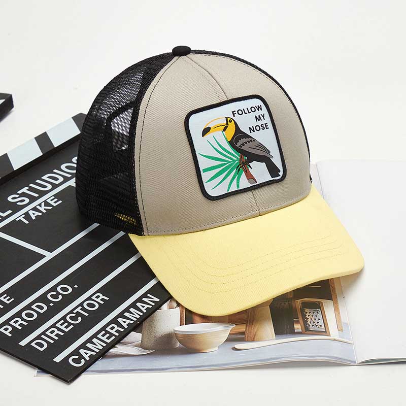 distressed trucker cap