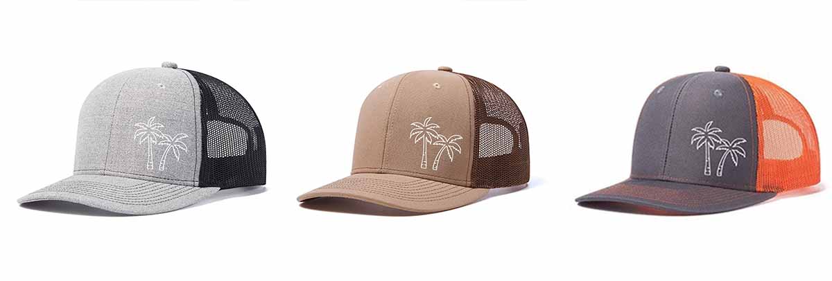 youth mesh back hats